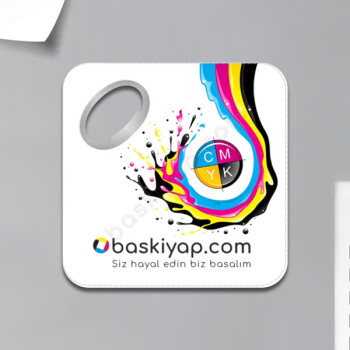 Firmaya Özel Kare Bardak Altlığı Magnet online tasarla