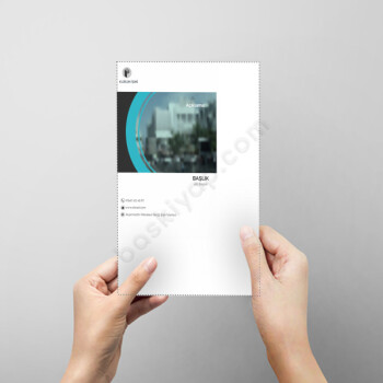 Firmaya Özel Kurumsal A5 Emlak/Konut Broşürü online tasarla