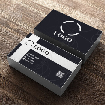 Firmaya Özel Siyah Temalı Kurumsal Kartvizit online tasarla