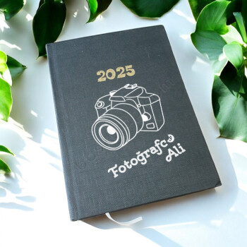 Fotoğraf Baskılı 2025 Ajanda Siyah online tasarla