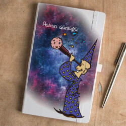 Galaksi Günlük Tasarım Baskılı Ajanda online tasarla