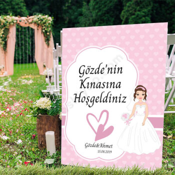 Gelin Tasarım Ayaklı Pano online tasarla