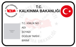 Giriş Kartı Çipli Yaka kartı online tasarla