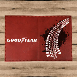Good Year Logo Baskılı Deri Ruhsat online tasarla