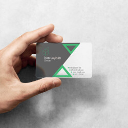 Gri Yeşil Geometrik online tasarla