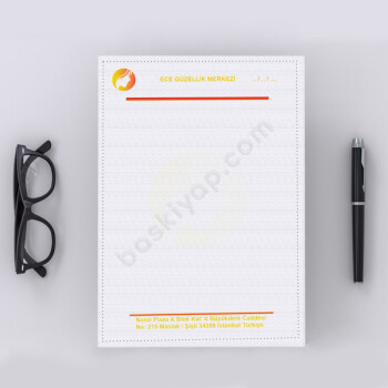 Güzellik Merkezi Tasarımlı Antetli Kağıt online tasarla