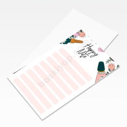 Happy Note Unutmayınız Kartı online tasarla