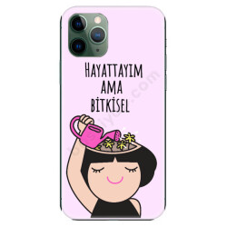 Hayattayım Ama Bitkisel Tasarım Iphone 11 Telefon Kılıfı online tasarla