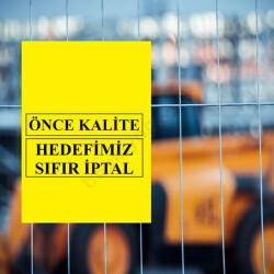 Hedefimiz Sıfır İptal Levhası online tasarla