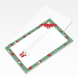 Hediye Paketi Tasarımlı Not Kartı online tasarla