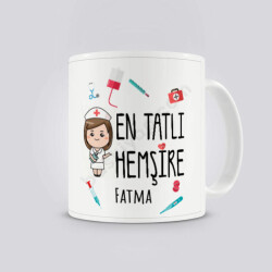 Hemşire Tasarım Baskılı Kupa Bardak online tasarla