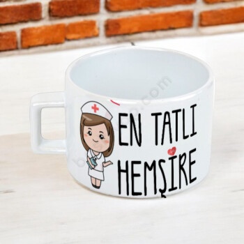 Hemşirelere Özel Baskılı Fincan online tasarla
