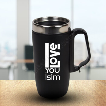 I Love You Tasarımlı Termos online tasarla
