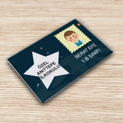 İlk Okul Anaokul Yaka Kartı online tasarla