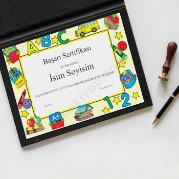 İlkokul Başarı Sertifikası online tasarla