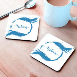 İsimli Bardak Altlığı online tasarla