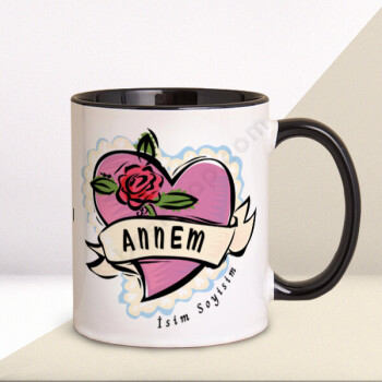 İsme Özel Annem Tasarımlı Kupa online tasarla