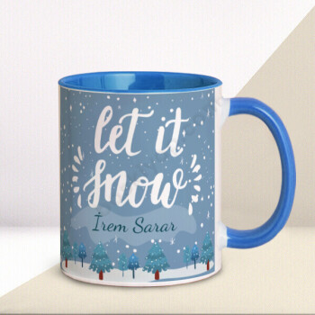 İsme Özel Kış Tasarımlı Kupa online tasarla