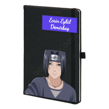 İtachi Uchiha Baskılı Siyah Ajanda online tasarla