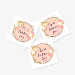 İyi Ki Doğdun Sticker online tasarla