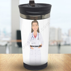 Kadın Doktor Termos Bardak 300Ml online tasarla