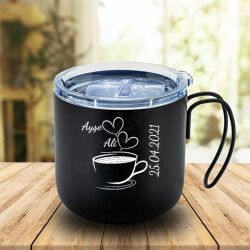 Kahve Logolu Termos Bardak online tasarla