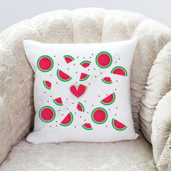 Karpuz Baskılı Tasarım Yastık online tasarla