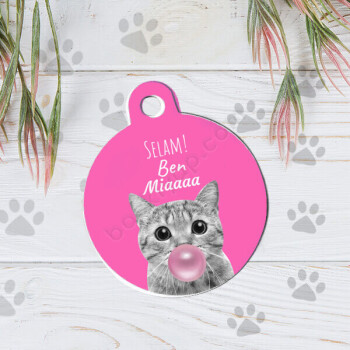 Kedi Köpek İsim Künyesi online tasarla