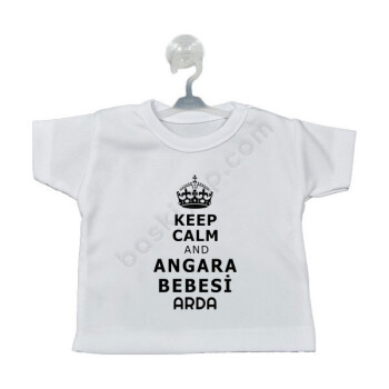 Keep Calm And Angara Bebesi Tasarımlı Araba Süsü online tasarla