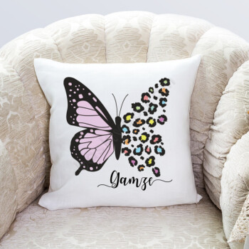 Kelebek Modelli Yastık Kılıfı online tasarla
