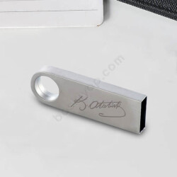 Kemal Atatürk İmzalı Metal Usb Bellek online tasarla
