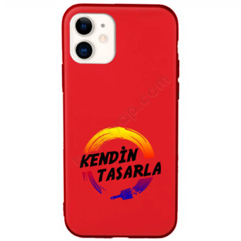Kendin Tasarla Iphone 11 Kırmızı Kılıf online tasarla