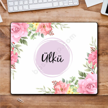 Kendin Tasarla İsme Özel Mouse Pad Tasarımı online tasarla