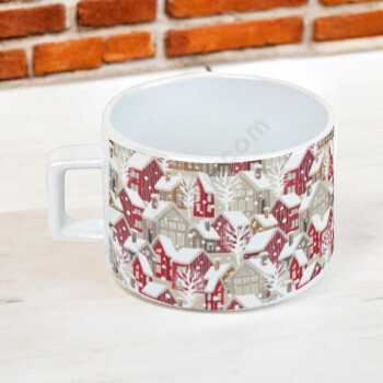 Kış Konsept Baskılı Fincan online tasarla