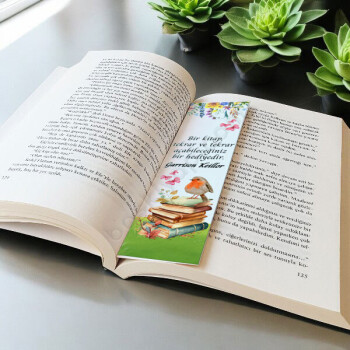 Kişiye Özel Baskılı Kitap Ayracı online tasarla