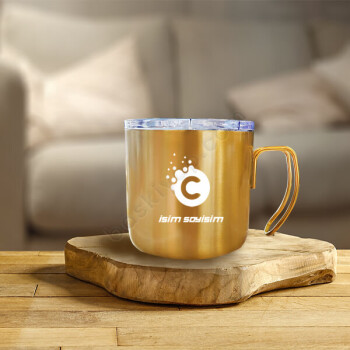 Kişiye Özel Gold Termos Bardak online tasarla