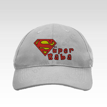 Kişiye Özel Gri Bez Şapka online tasarla