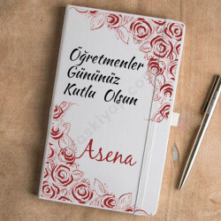 Kişiye Özel Gül Temalı Defter online tasarla