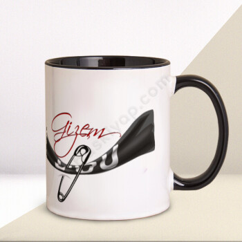 Kişiye Özel I Love You Tasarımlı Kupa Bardak online tasarla