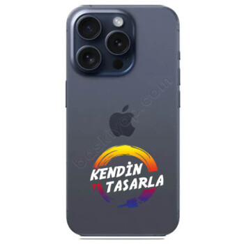 Kişiye Özel Iphone 15 Pro Şeffaf Silikon Telefon Kılıfı online tasarla