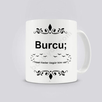 Kişiye Özel İsim Ve Anlamı Kupa Bardak online tasarla