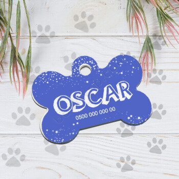 Kişiye Özel İsimli Köpek Künyesi online tasarla