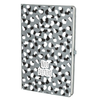 Kişiye Özel Kendin Tasarla Leopar Desenli Ajanda online tasarla