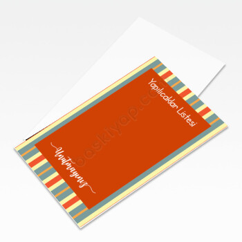 Kişiye Özel Kendin Tasarla Yapılacaklar Listesi Kartı online tasarla