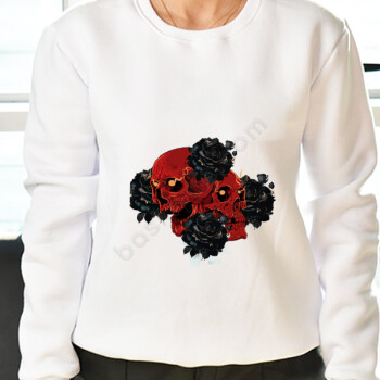 Kişiye Özel Kuru Kafa Baskılı Yuvarlak Yaka Sweatshirt online tasarla