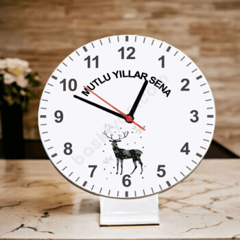 Kişiye Özel Masa Üstü Saat Tasarla online tasarla