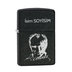 Kişiye Özel Siyah Çakmak online tasarla