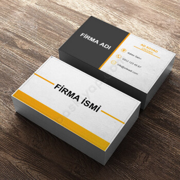 Kişiye Özel Standart Kartvizit online tasarla