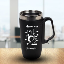 Kız Tasarımlı Çelik Termos 2 online tasarla