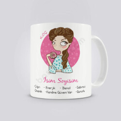 Koç Burcu Tasarımlı Kendin Tasarla Baskılı Kupa online tasarla